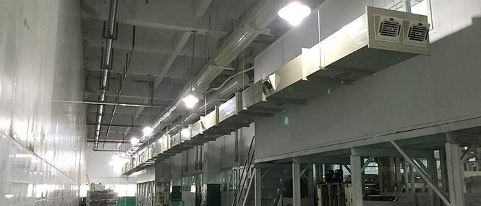 精密五金電子廠廣東長盈環(huán)?？照{(diào)安裝案例